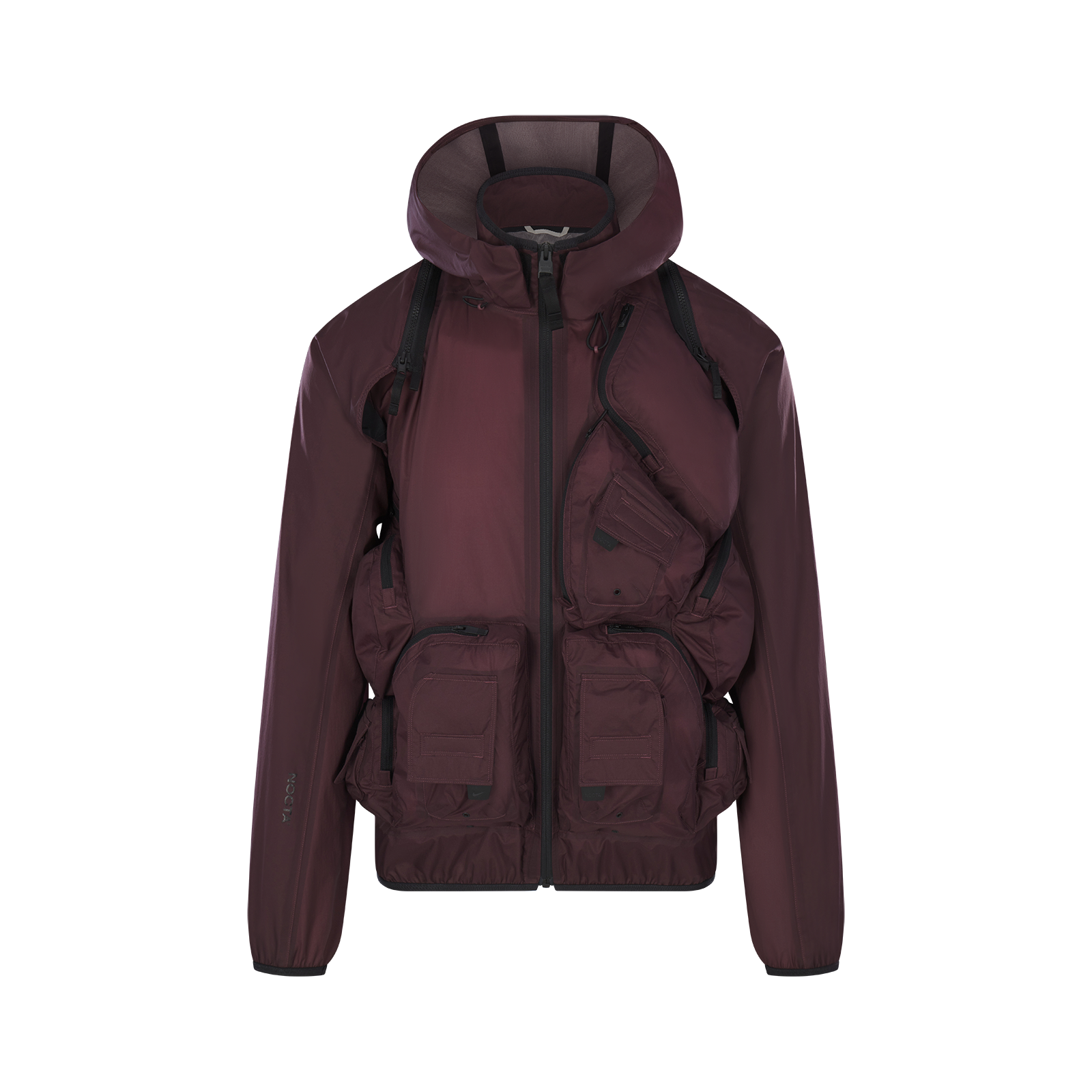 DEEP POCKETS NYLON TECH JACKET