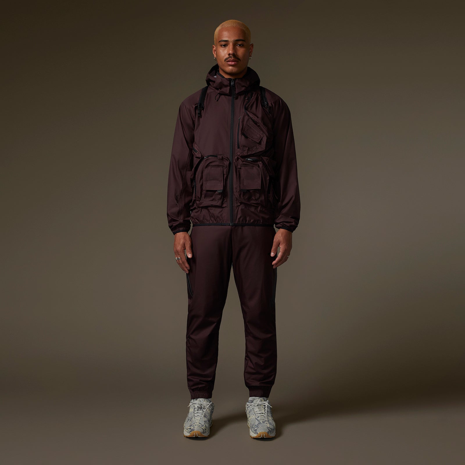 DEEP POCKETS NYLON TECH JACKET